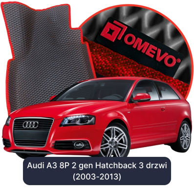 EVA autokoberce OMEVO pre Audi A3 8P 2 gen Hatchback 3-dverový (2003-2013)