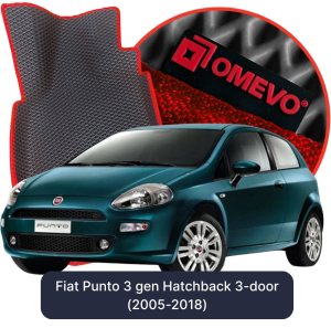 OMEVO 5D Pro Autokoberce do Fiat Punto 3 gen Hatchback 3-dverový (2005-2018)