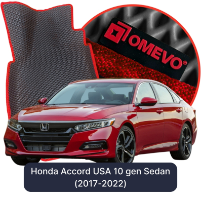 EVA autokoberce OMEVO pre Honda Accord USA 10 gen Sedan (2017-2022)