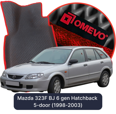 EVA autokoberce OMEVO pre Mazda 323F BJ 6 gen Hatchback 5-dverový (1998-2003)
