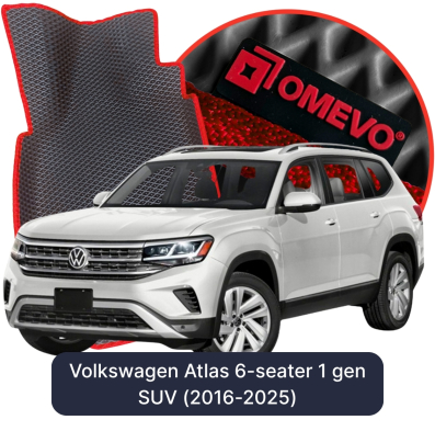 EVA autokoberce OMEVO pre Volkswagen Atlas 6-miestny 1 gen SUV (2016-2025)