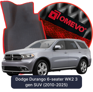 EVA autokoberce OMEVO pre Dodge Durango 6-miestny WK2 3 gen SUV (2010-2025)
