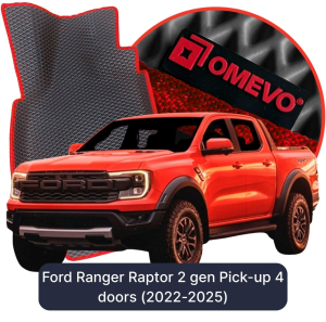 OMEVO 5D Pro Autokoberce do Ford Ranger Raptor 2 gen Pick-up 4-dverový (2022-2025)