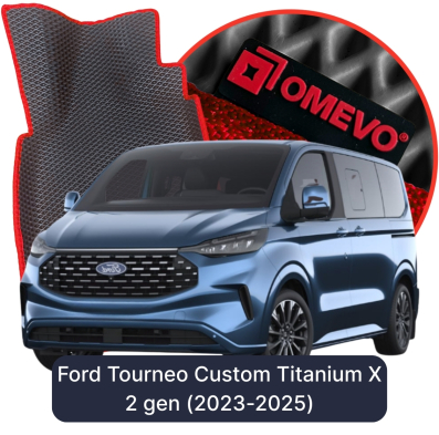 EVA autokoberce OMEVO pre Ford Tourneo Custom 8-miestny Titanium X 2. generácia Van (2023-2025)