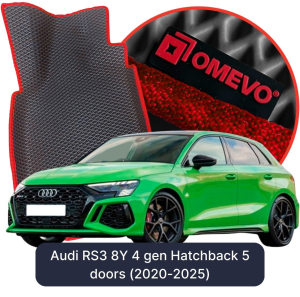 OMEVO 5D Pro Autokoberce do Audi RS3 8Y 4 gen Hatchback 5 dverí (2020-2025)