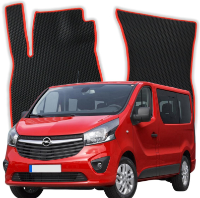 EVA autokoberce OMEVO pre Opel Vivaro 6-miestny (brygadówka) 2 gen Van (2014-2019)