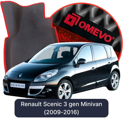 EVA autokoberce OMEVO pre Renault Scenic 3 gen Minivan (2009-2016)