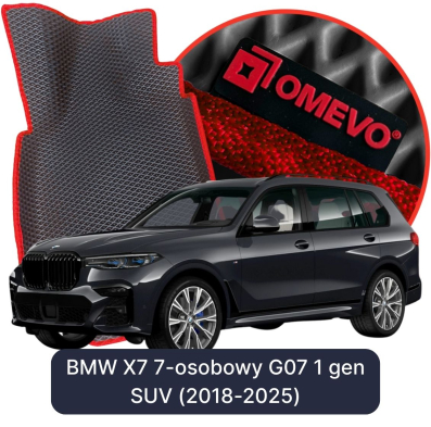 EVA autokoberce OMEVO pre BMW X7 7-miestny G07 1 gen SUV (2018-2025)