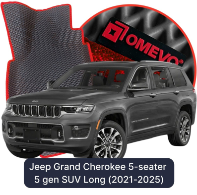 EVA autokoberce OMEVO pre Jeep Grand Cherokee 5-miestny 5 gen SUV Long (2021-2025)