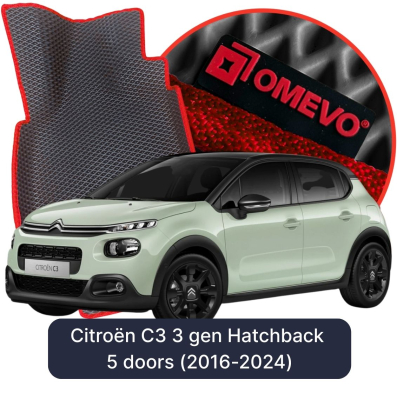 EVA autokoberce OMEVO pre Citroën C3 3 gen Hatchback 5 dverí (2016-2024)