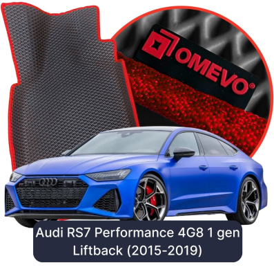 EVA autokoberce OMEVO pre Audi RS7 Performance 4G8 1 gen Liftback (2015-2019)