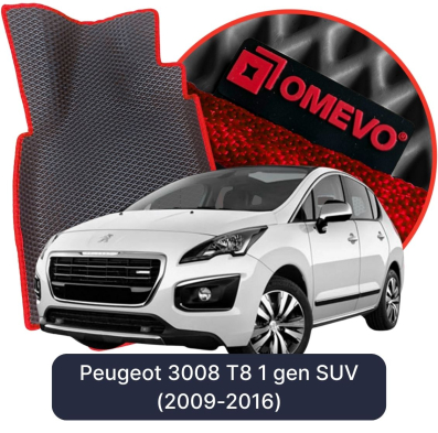 EVA autokoberce OMEVO pre Peugeot 3008 T8 1. gen SUV (2009-2016)