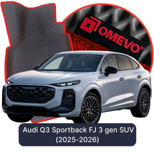 OMEVO 5D Pro Autokoberce do  Audi Q3 Sportback FJ 3 gen SUV (2025-2026)