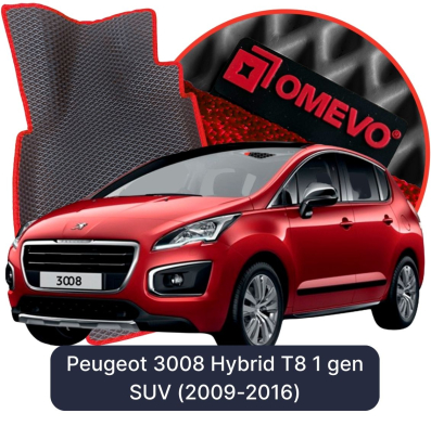 EVA autokoberce OMEVO pre Peugeot 3008 Hybrid T8 1. gen SUV (2009-2016)