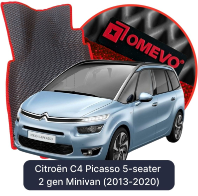 EVA autokoberce OMEVO pre Citroën C4 Picasso 5-miestny 2 gen Minivan (2013-2020)