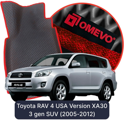 EVA autokoberce OMEVO pre Toyota RAV 4 USA Verzia XA30 3. gen SUV (2005-2012)