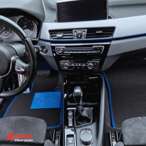 EVA autokoberce OMEVO pre BMW X1 F48 2 gen SUV (2015-2022)