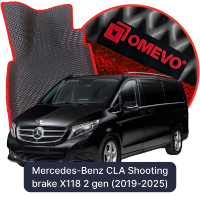 EVA autokoberce OMEVO pre Mercedes-Benz V trieda 3-miestny W447 3. generácia Minivan (2014-2025)