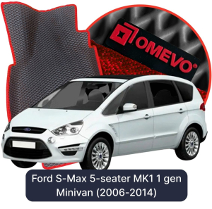 OMEVO 5D Pro Autokoberce do Ford S-Max 5-miestny MK1 1. gen Minivan (2006-2014)