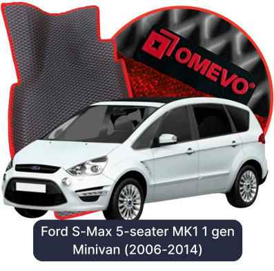 EVA autokoberce OMEVO pre Ford S-Max 5-miestny MK1 1. gen Minivan (2006-2014)