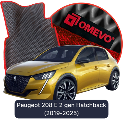 EVA autokoberce OMEVO pre Peugeot 208 E 2. gen Hatchback 5 dvere (2019-2025)