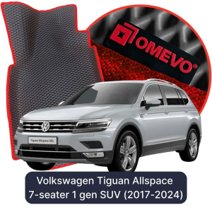OMEVO 5D Pro Autokoberce do Volkswagen Tiguan Allspace 7-miestny 1. gen SUV (2017-2024)