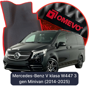 OMEVO 5D Pro Autokoberce do Mercedes-Benz V trieda W447 3. generácia Minivan (2014-2025)