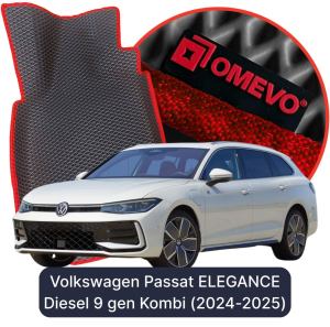 OMEVO 5D Pro Autokoberce do Volkswagen Passat ELEGANCE Diesel 9. gen Kombi (2024-2025)