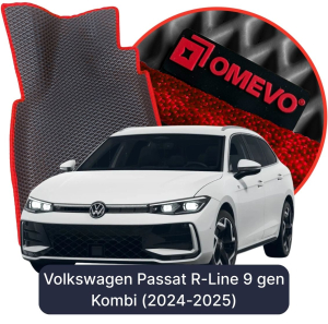 OMEVO 5D Pro Autokoberce do Volkswagen Passat R-Line Hybrid (MHEV) 9. gen Kombi (2024-2025)
