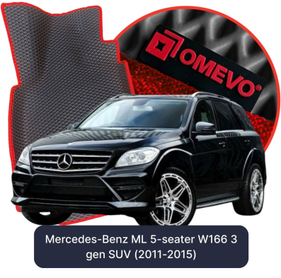 EVA autokoberce OMEVO pre Mercedes-Benz ML 5-miestny W166 3. generácia SUV (2011-2015)