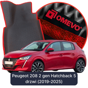 OMEVO 5D Pro Autokoberce do Peugeot 208 2. gen Hatchback (2019-2025)