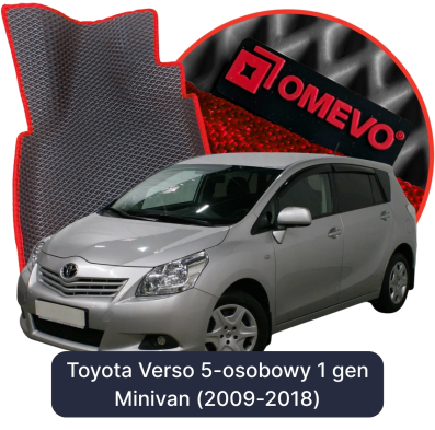 EVA autokoberce OMEVO pre Toyota Verso 5-miestny 1. gen Minivan (2009-2018)