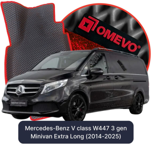 OMEVO 5D Pro Autokoberce do Mercedes-Benz V trieda W447 3. generácia Minivan Extra Long (2014-2025)