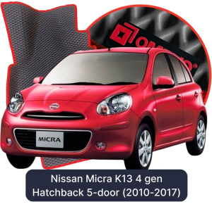 OMEVO 5D Pro Autokoberce do Nissan Micra K13 4 gen Hatchback 5 dverí (2010-2017)