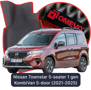 OMEVO 5D Pro Autokoberce do Nissan Townstar 5-miestny 1 gen KombiVan 5 dverí (2021-2026)
