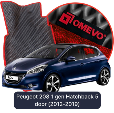 EVA autokoberce OMEVO pre Peugeot 208 1. gen Hatchback (2012-2019)