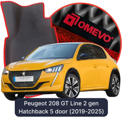 EVA autokoberce OMEVO pre Peugeot 208 GT Line 2 gen Hatchback 5 dverí (2019-2025)