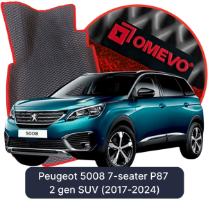 OMEVO 5D Pro Autokoberce do Peugeot 5008 7-miestny P87 2. gen SUV (2017-2024)