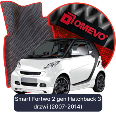 EVA autokoberce OMEVO pre Smart Fortwo 2 gen Hatchback (2007-2014)