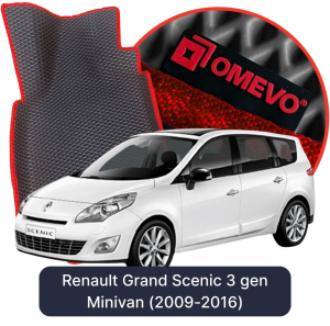 OMEVO 5D Pro Autokoberce do Renault Grand Scenic 7-miestny 3 gen Minivan (2009-2016)