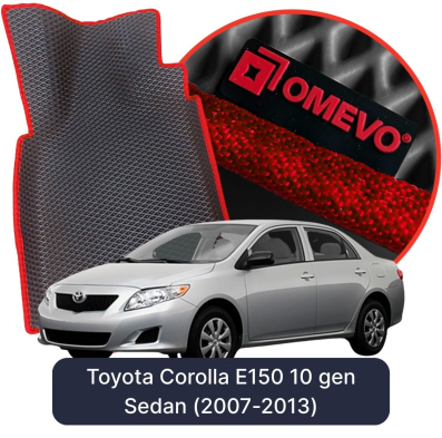 EVA autokoberce OMEVO pre Toyota Corolla E150 10 gen Sedan (2007-2013)