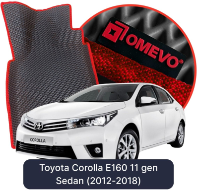 EVA autokoberce OMEVO pre Toyota Corolla E160 11 gen Sedan (2012-2018)