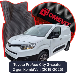 OMEVO 5D Pro Autokoberce do Toyota ProAce City 3-miestny 2. gen KombiVan (2019-2025)