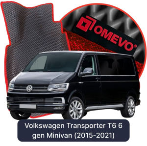OMEVO 5D Pro Autokoberce do Volkswagen Transporter 9-miestny T6 6. gen Minivan (2015-2021)