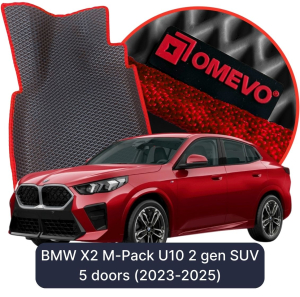 OMEVO 5D Pro Autokoberce do BMW X2 M-Pack U10 2. generácia SUV 5 dvere (2023-2025)