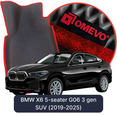EVA autokoberce OMEVO pre BMW X6 5-miestny G06 3 gen SUV (2019-2025)
