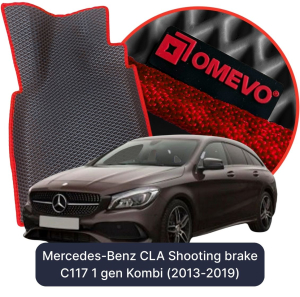 OMEVO 5D Pro Autokoberce do Mercedes-Benz CLA Shooting Brake C117 1. gen Kombi (2013-2019)