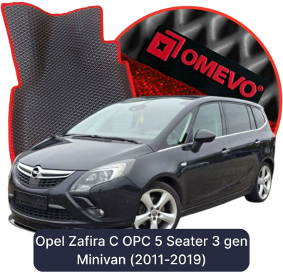 EVA autokoberce OMEVO pre Opel Zafira C OPC 5 mest 3 gen Minivan (2011-2019)