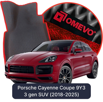 EVA autokoberce OMEVO pre Porsche Cayenne Coupe 9Y3 3. gen SUV (2018-2025)