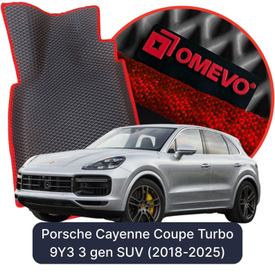 EVA autokoberce OMEVO pre Porsche Cayenne Coupe Turbo 9Y3 3. gen SUV (2018-2025)